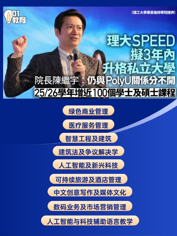 大專能申請香港碩士嗎？港理工speed學院碩士專業(yè)盤點！
